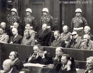 הנאשמים במשפט נירנברג