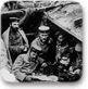 חיילים גרמנים בחפירות בעת הפוגה, 1915